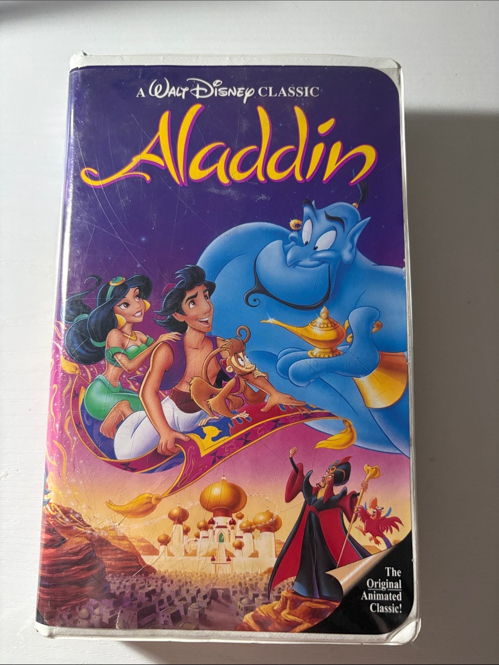 Vintage Walt Disney Classic Aladdin VHS - Purple